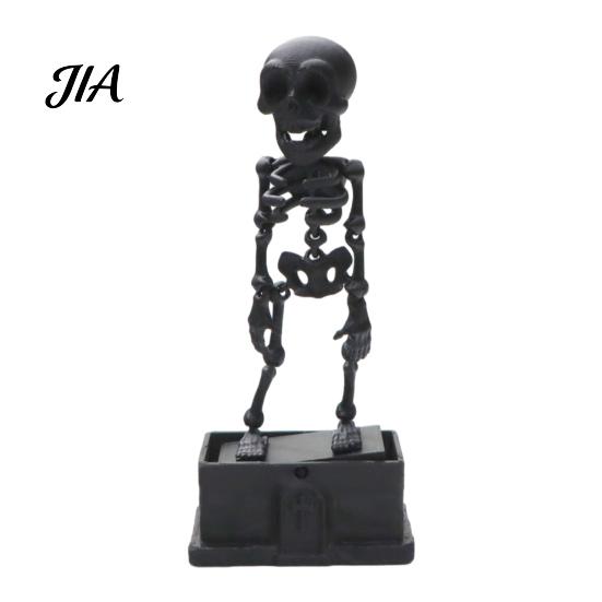 Fish Tank Decoration Dancing Skeleton Aquarium Bubbler, Air Driven Dynamic Ornament, Funny Bubbler Turtle Landscaping with 1m Tube And Suction