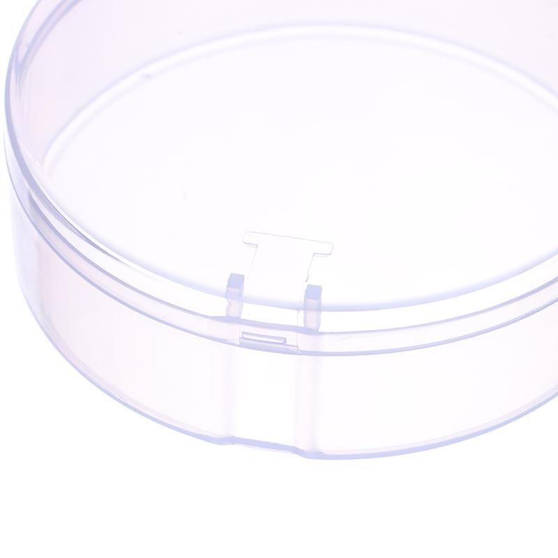 Чехол для пуховки Cpb Круглая прозрачная косметичка Портативные дорожные косметички Чехол для хранения косметических кистей