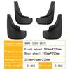 Soft Rubber Mudguards for VWBORO Cars (13-25 Models)