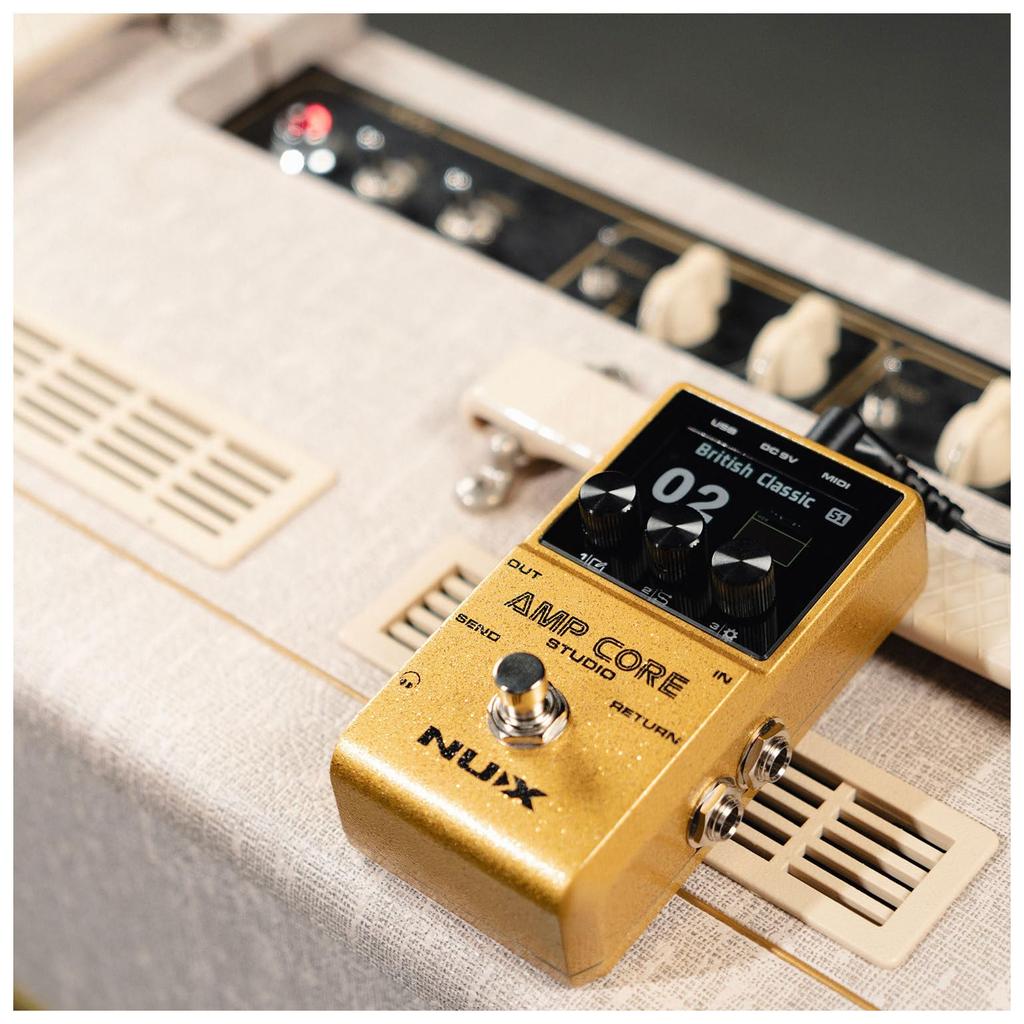 NUX Amp Core Studio Моделировщик усилителей Педаль IR Гитарные эффекты &