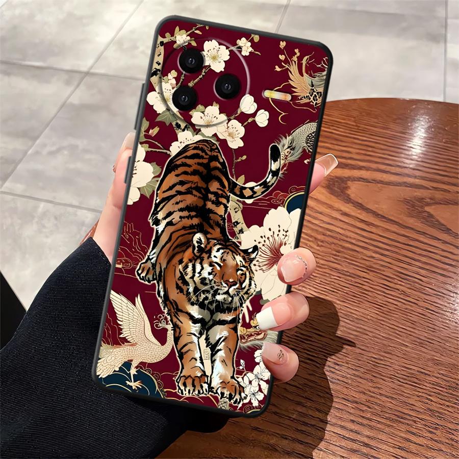 Крутой чехол с тигром и леопардом для Xiaomi Redmi A4 A1 A2 Plus 14C K40 K80 Pro 9 10 A3 13C 12C A5 Чехол для телефона Funda