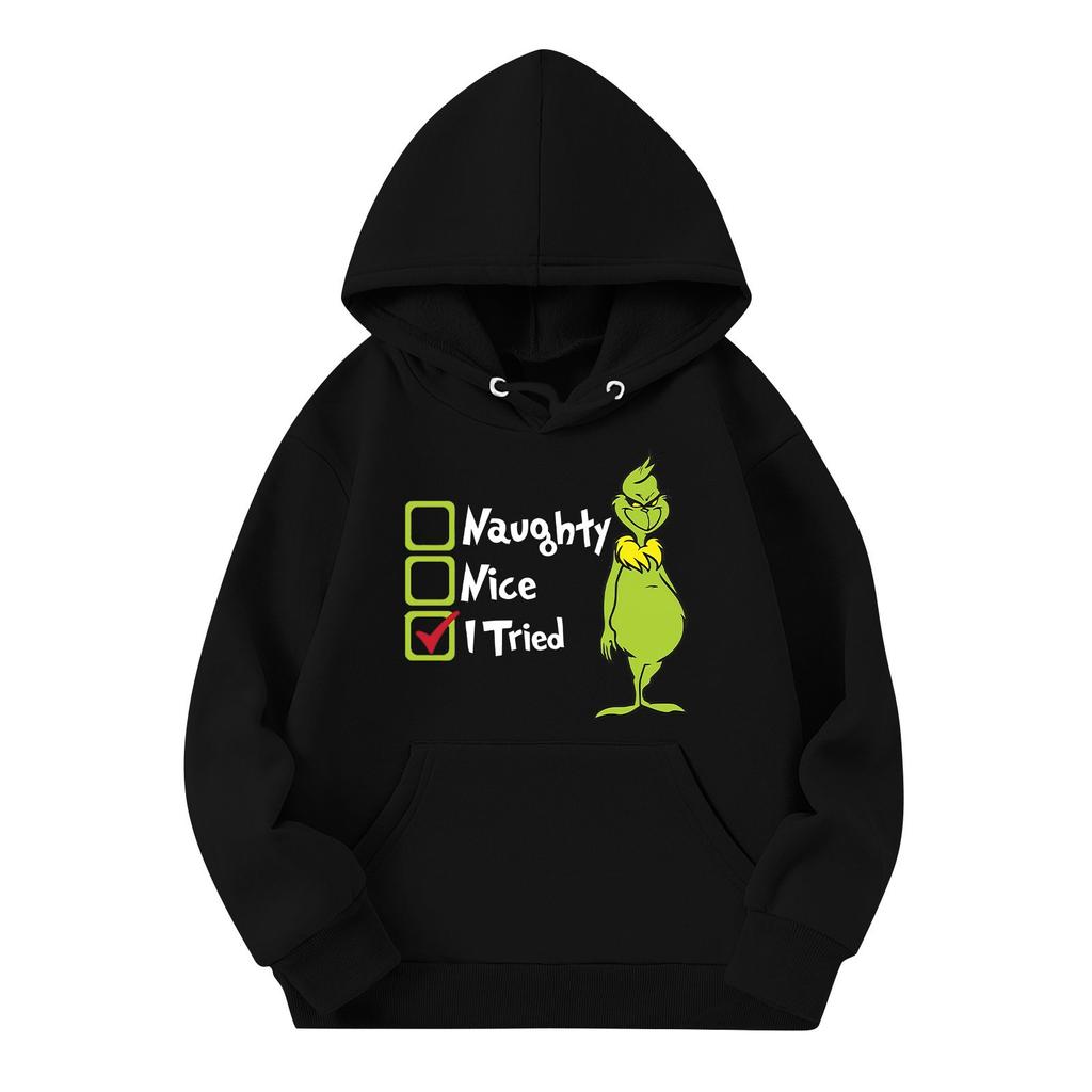 Christmas Children's Sweatshirt Long Sleeve Lightweight Casual Hoodie Loose Comfortable Children's Sweatshirt