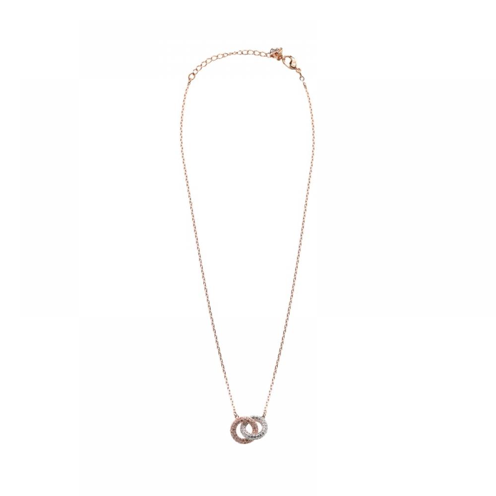 Swarovski 5414999 Dextera Interlocking Circle Necklace