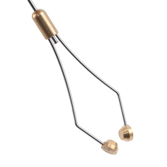 Fly Tied Winder Heavy Bullet Head Fly Tying Coil Holder Device Winder Spool Clamp Ceramic Tube Tip Ball Foot Clamp Fly Tying Tools