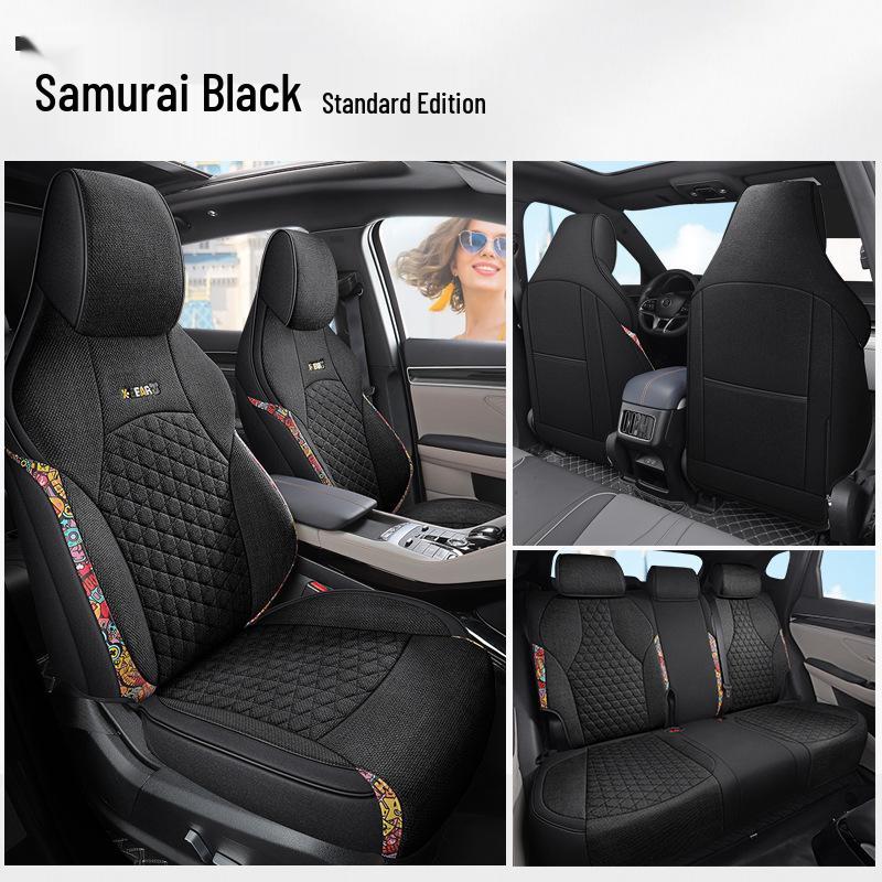 BYD Song Pro Linen Cartoon Seat Cover - All-Season Universal Cushion