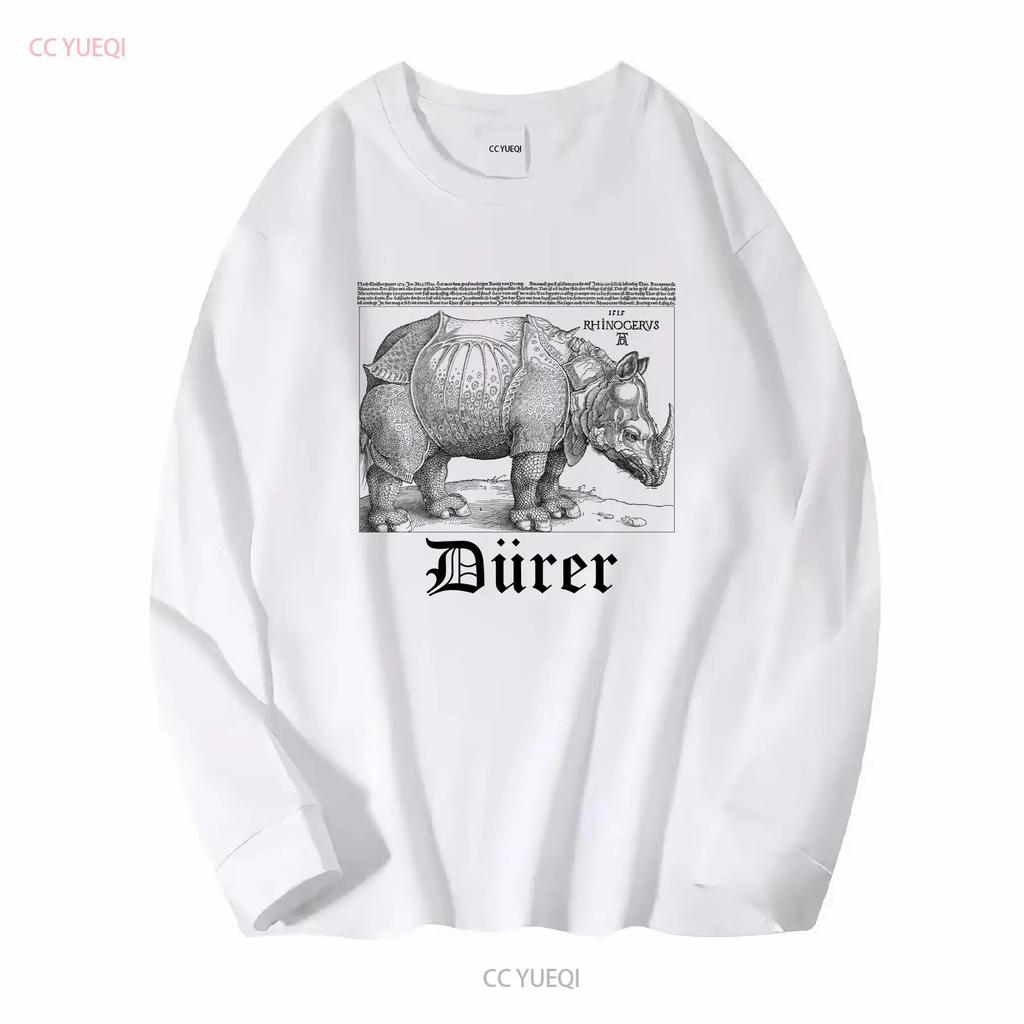 Albrecht Dürer Durer Rhino Classic T Shirt vintage Washed Soft streetwear fashion designer clothes graphic Breathable Slightly