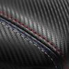 For BMW 3 Series F30 2013 2014 2015 2016 2017 2018 Carbon Texture Leather Center Console Armrest Box Cover red-blue-white line