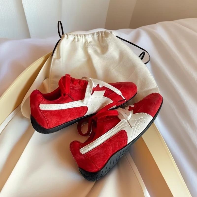 Женские кроссовки 2024 года в стиле ретро, удобные, дышащие, маленькие, белые