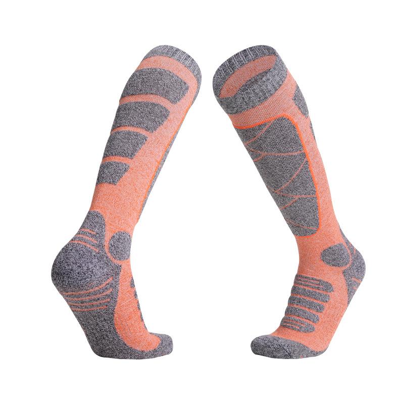 Women Outdoor Sports Ski Socks Cold Weather Socks for Snowboarding, Snow, Winter, Thermal Knee-high Warm Socks, Hunting