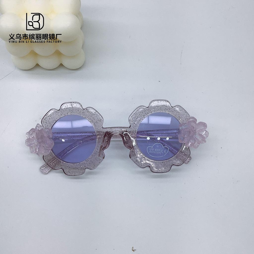 Fashion Diy Children'S Sunglasses Eye Protection Sun Protection Uv Protection Concave Shape Children'S Sunglasses Tide