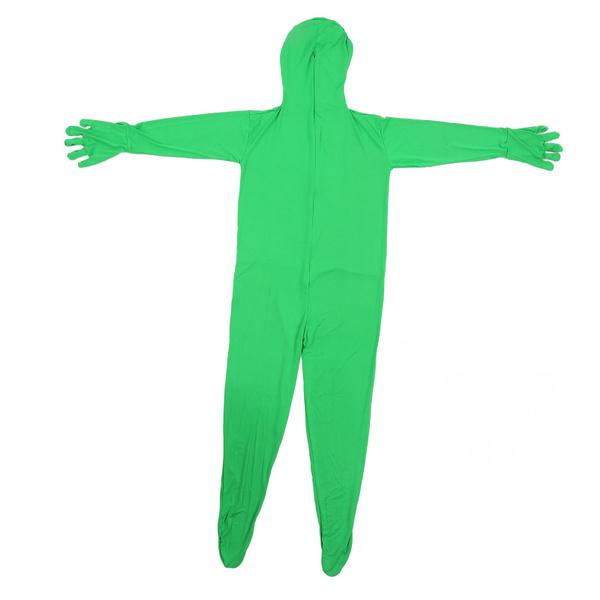 Зеленый костюм для фотосъемки всего тела Chromakey, унисекс для взрослых, зеленый костюм, эластичный фотокостюм