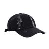Ripped Cowboy Baseball Cap Big Head Circumference Deep Top Cap Women's Autumn Sports Breathable Hat
