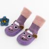 Милые теплые напольные носки с героями мультфильмов для новорожденных мальчиков и девочек, противоскользящие детские шаговые носки