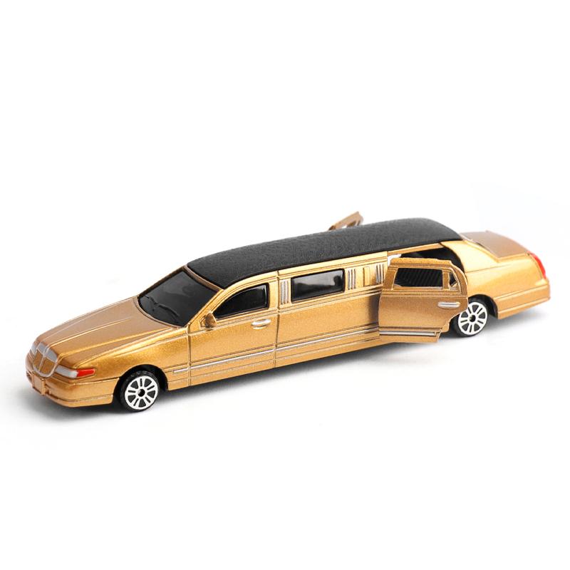 Модель автомобиля Lincoln в масштабе 1/36, удлиненная, из сплава, детская игрушечная модель автомобиля, симуляция, стретч-лимузин Lincoln, коллекционная игрушка, детский подарок