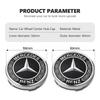For Benz 4PCS Car Wheel Center Hub Cap Sticker Accessories AMG VIANO GLB GLC W108 W124 W126 W169 W176 GLE GLK AB1