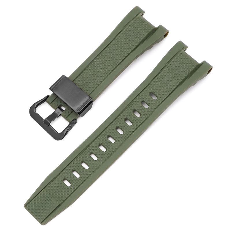 Смоляной ремешок для Casio G-Shock GST-W300 GST-S300 GST-S210B GST-S110 GST-W110 Мужской Замена Камуфляжный Резиновый Ремешок для Часов Браслет
