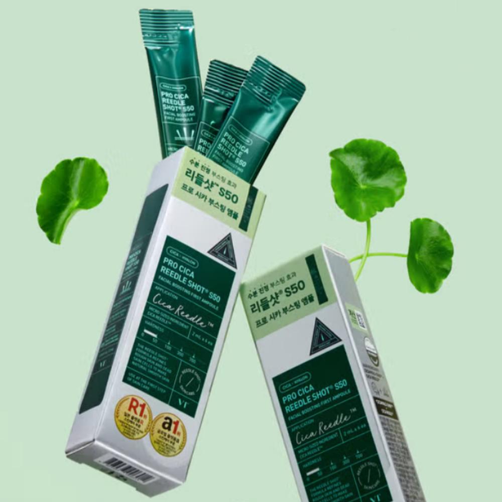 VT Pro Cicacream Rejuvenation Shot S50 - Бустерная первая ампула для лица (2 мл х 6 пакетиков)