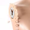 Underwear Pearl Flower Silicone Transparent Shoulder Strap for Women Girl Bra Strap Invisible Bra