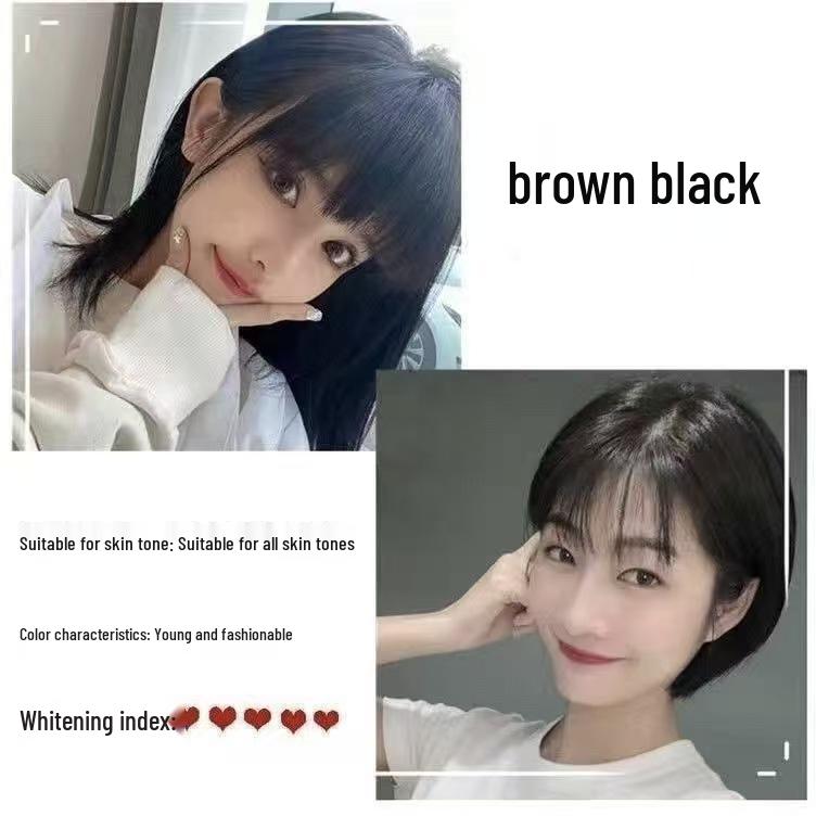 Han Fei Peptide Hydrating Ammonia-Free Dye - Vibrant Color, Long-Lasting Fragrance, Plant-Based Gray Coverage, Soft Finish, Black Tea, 120ml.