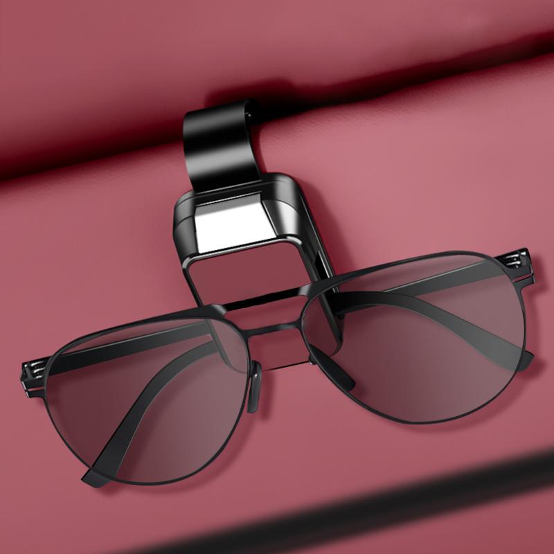 For Honda Civic Accord Fit City Vezel CR-V Odyssey Pilot Jazz HRV Car Sun Visor Glasses Holder Sunglasses Case Eyeglasses Clip