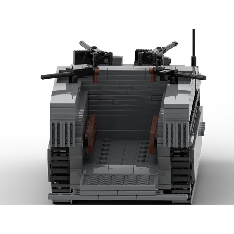 LVT-4 Современные Военные Танки Модель MOC Строительные Кирпичи Военная Техника Модульная Технология Подарки Праздник Сборка Детские Игрушки Костюм