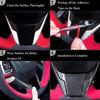 Carbon Fiber Style Car Water Cup Holder Trim Cover Interior Compatible with Hyundai Elantra CN7 N Line