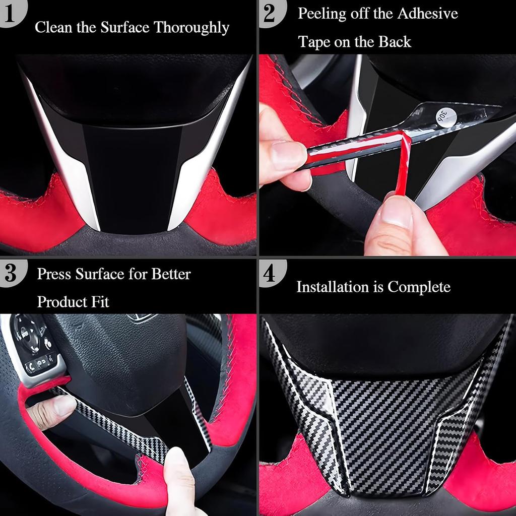 Carbon Fiber Style Car Water Cup Holder Trim Cover Interior Compatible with Hyundai Elantra CN7 N Line