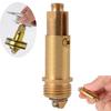 1PC Brass Universal Spring Loaded Easy Jump Up Drain Plug Click Clack Bounce Valve for Bathroom Sink Basin Shower Accessories