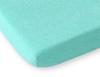 Terry fitted sheet for a crib 140x70cm - mint