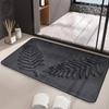3pcs/set Bathroom Rugs Non-Slip Bath Rug Dries Quickly Ultra Soft Toilet Footpad Floor Mats for Bedroom kitchen Machine Washable