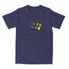 Windows 98 Vaporwave T-Shirt Computer System Harajuku T Shirts Short-Sleeve Tops Summer Cotton Breathable Plus Size 5XL Clothes