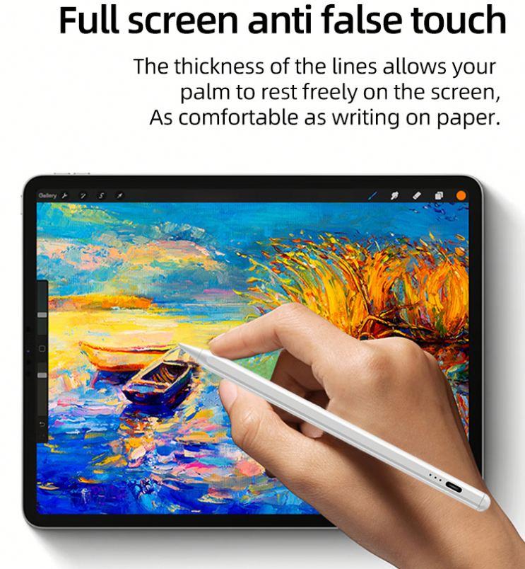 Silver Active Stylus Pen Compatible for HP Pro X2 612 G2 Laptops Capacitive Pen Achieve Accurate Control and Smooth Writing