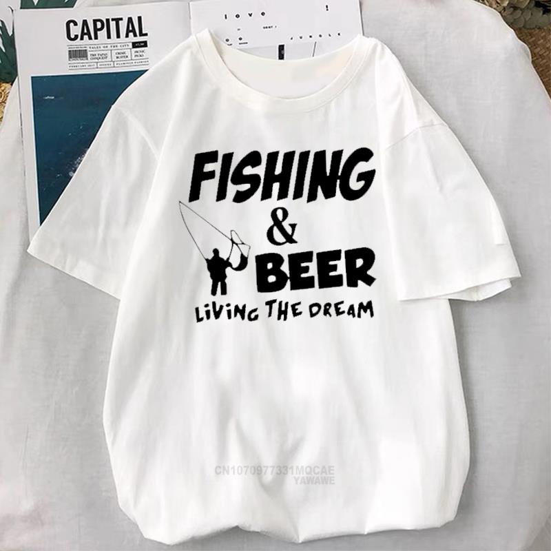 Funny Streetwear Tees This Guy Needs A Beer Printed Thumb Graphic Tshirt Slogan Fisherman Gift T Shirt Hipster Short Sleeve