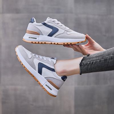 Модная женская спортивная обувь для бега Осень 2024 Женская модная сетчатая дышащая обувь на танкетке, плоской подошве, для улицы, для ходьбы, повседневные кроссовки Zapatos De Mujer