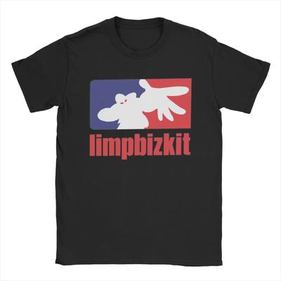Новая горячая распродажа Смешная футболка с принтом Limp Bizkit Мужская Женская Хлопковая футболка с круглым вырезом Мужские футболки с коротким рукавом Одежда больших размеров