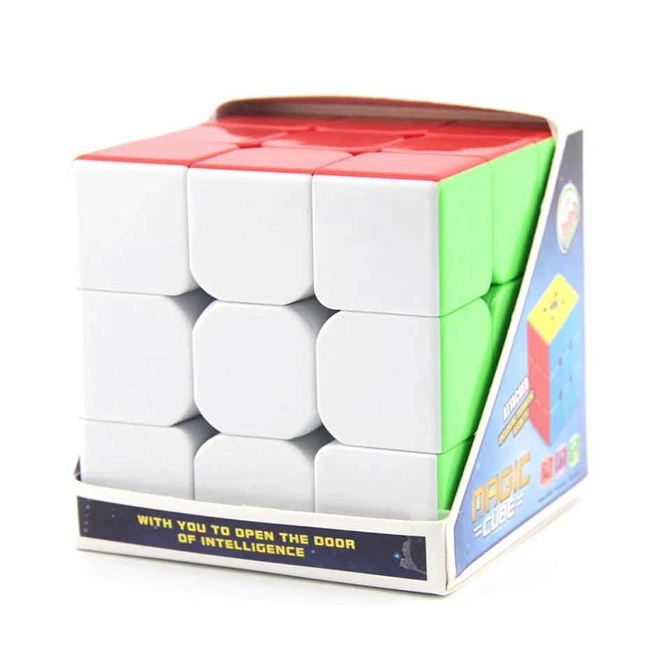 Большие кубики Рубика 9 см 3x3x3 Без наклеек Кубики Рубика Qiyi/Moyu/Fanxin Профессиональный кубик Игрушка Для детей Подарок