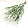 Plastic Artificial Lavender Flowers Odorless Realistic Fake Lavender for Scene Decoration Wedding