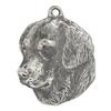 Golden Retriever - Silver-plated Key Ring with a Dog In a Gift Box, Handbag Decoration, Backpack Pendant by Art-Dog Brand