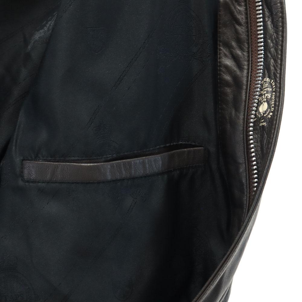 WTAPS Куртка из овчины с длинным рукавом Коричневая овчина овчина Мужская Б/У