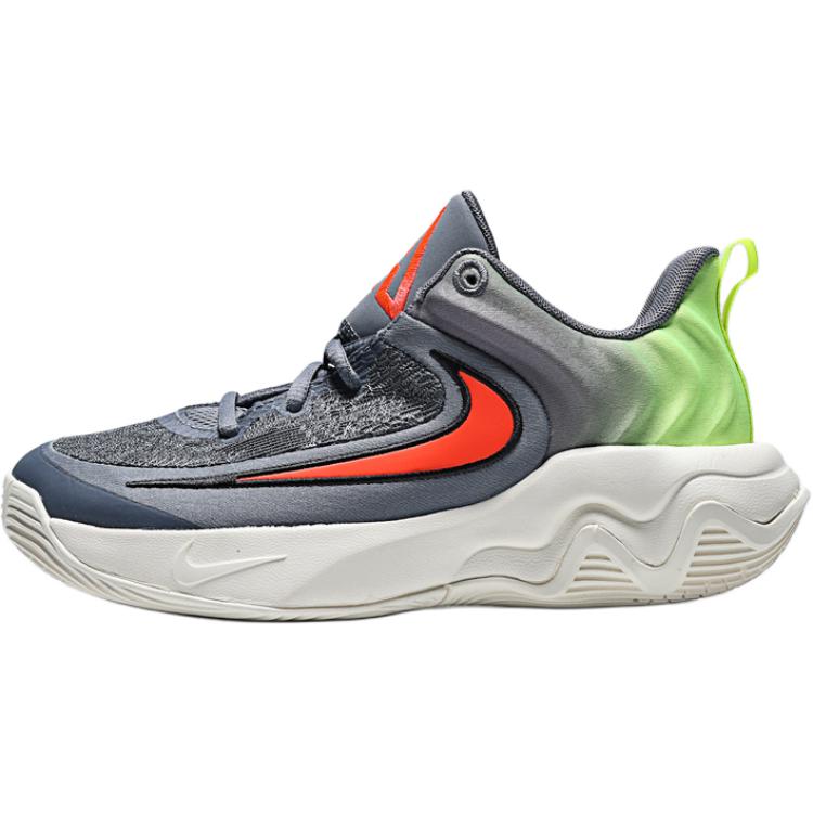 Nike Детские баскетбольные кроссовки Giannis Immortality 4 Low top Серый Зеленый Оранжевый Детские IH7664-500