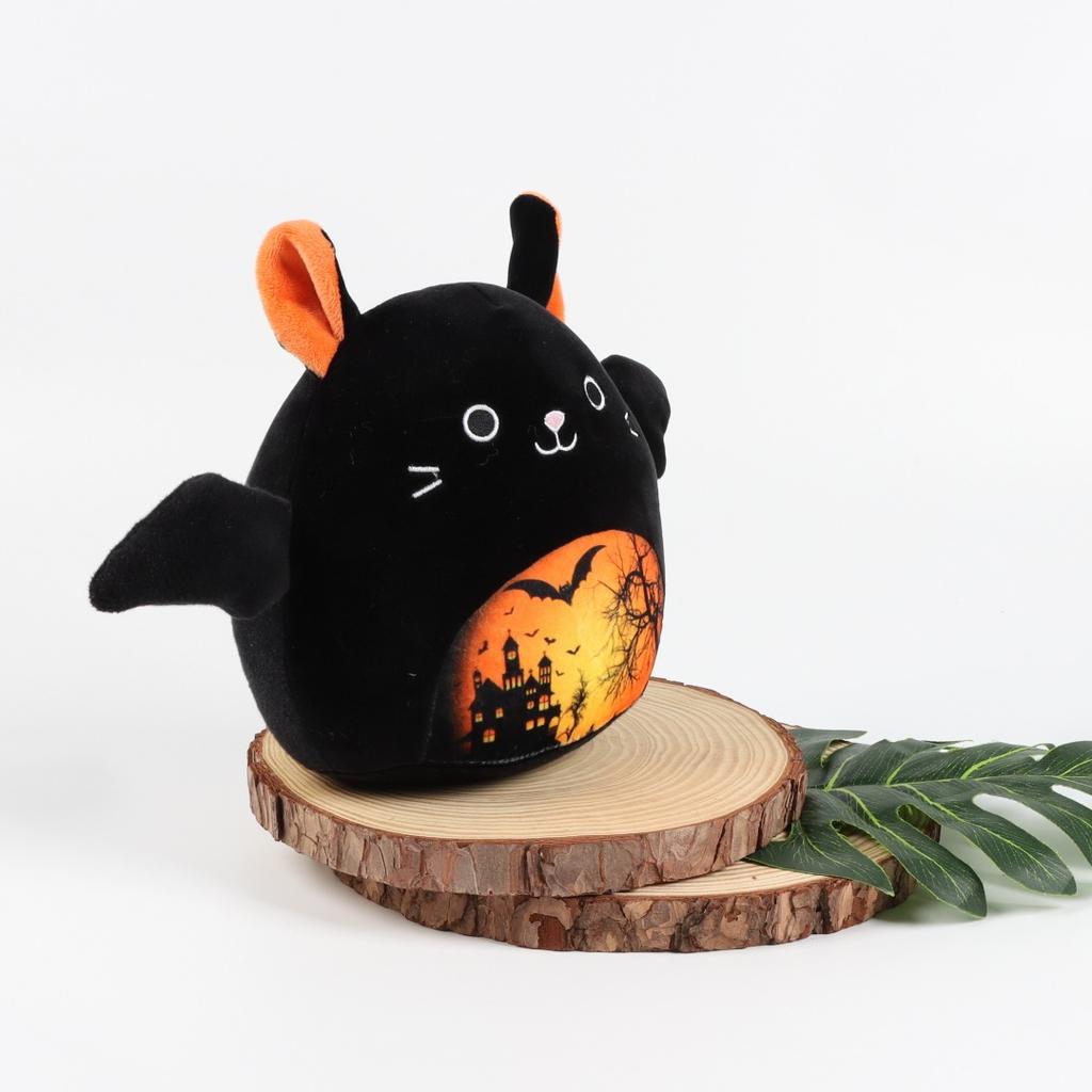 Кошка летучая мышь эльф Хэллоуин печатный кошка летучая мышь орнамент атмосфера плюшевая кукла игрушка кукла
