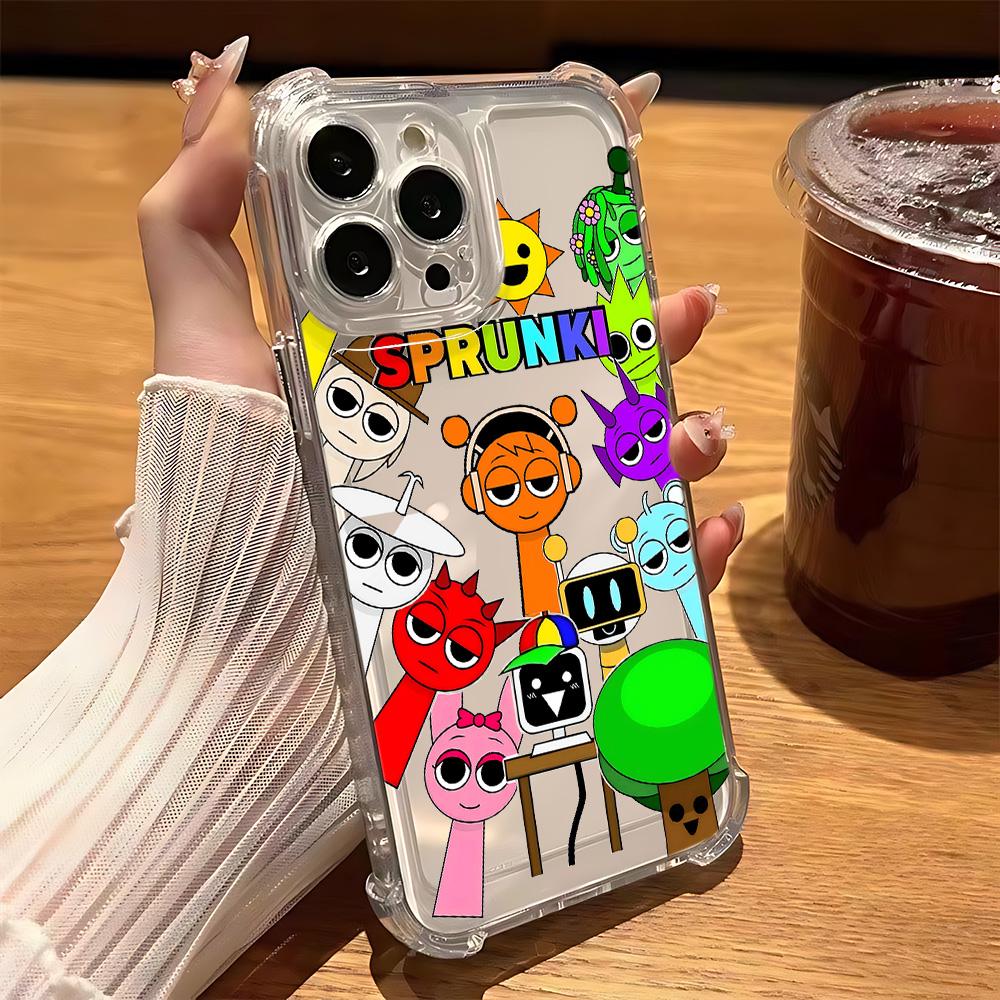 Мультяшный чехол для телефона S-Sprunkis Game для Samsung A56 A26 A33 A54 A52 A51 A73 A55 A53 A36 A35 A34 A32 A25 A24 A23 A16 A15 4G 5G
