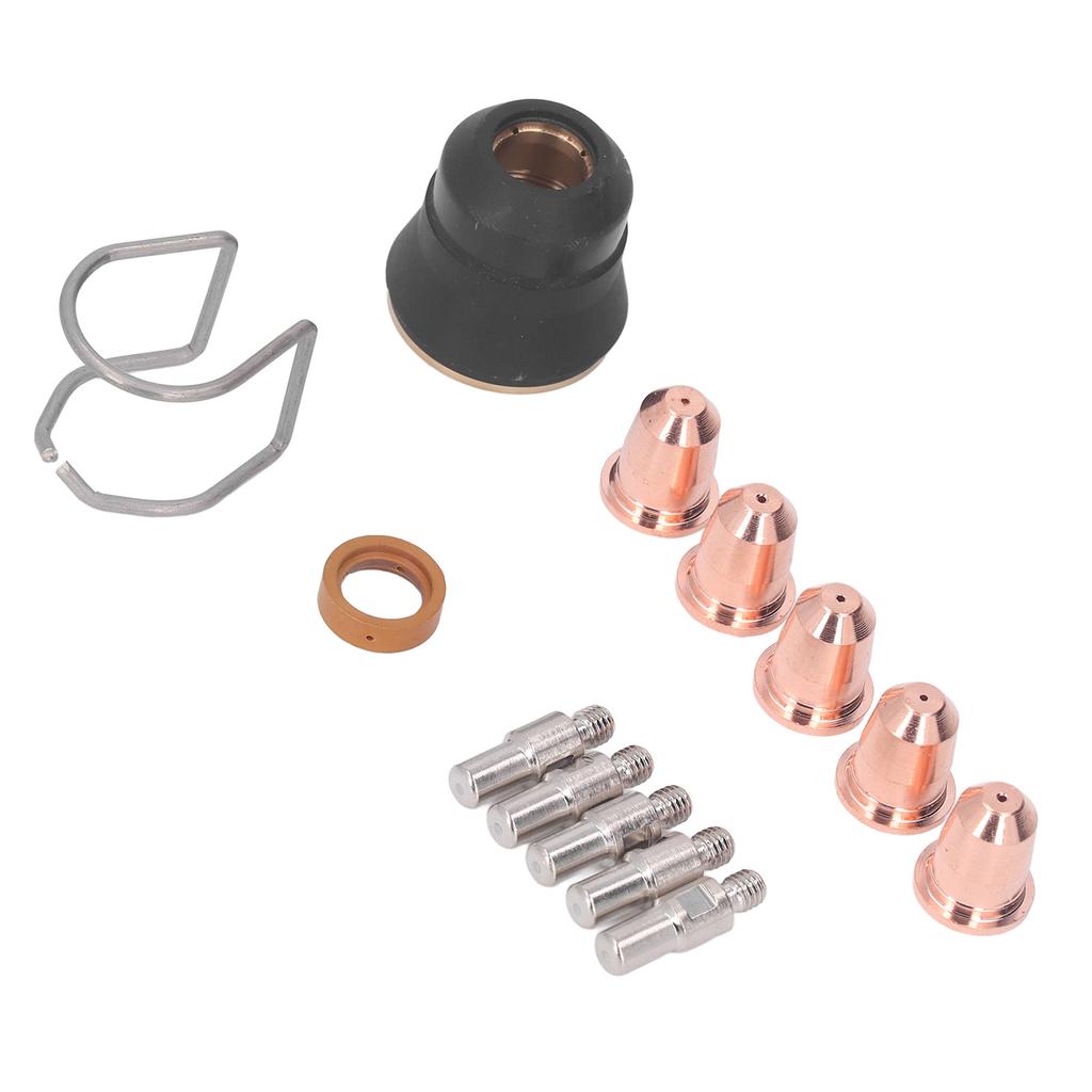 13 шт. Комплект принадлежностей для плазменной резки, расходные материалы, детали, электроды, наконечники сопла, направляющая проставка, газ