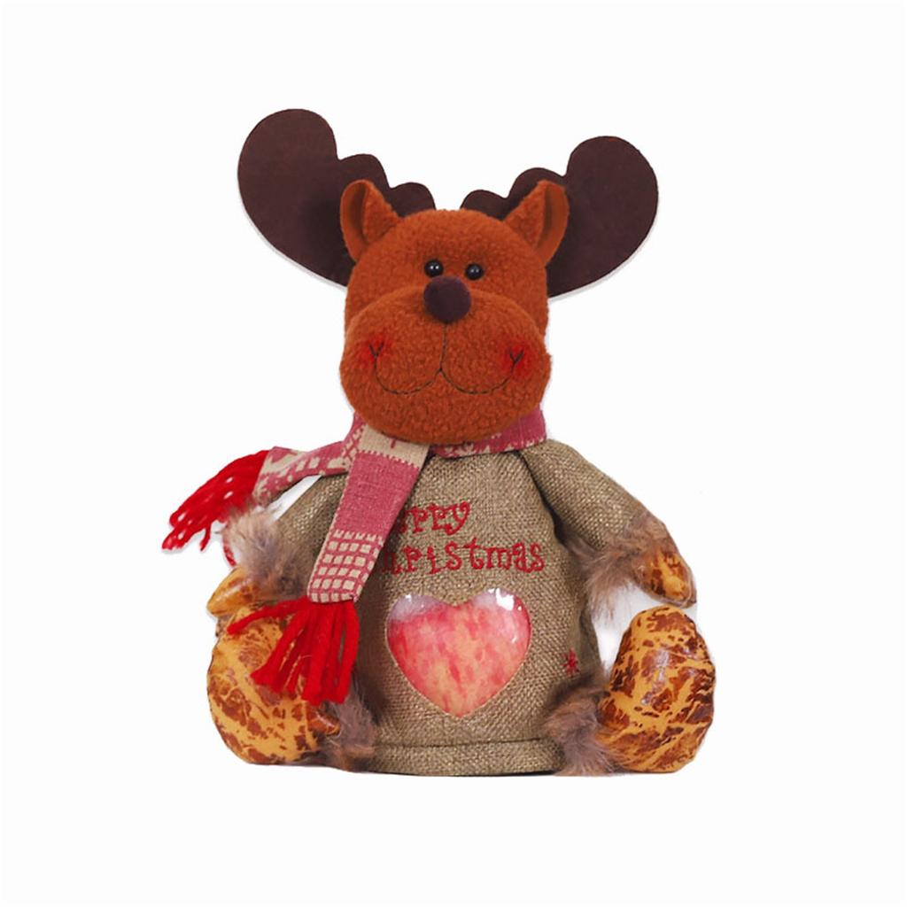 Рождественский мешок конфет Подарочные пакеты Дизайнерские тканевые сумки на шнурке Рождественский подарочный пакет