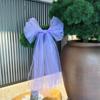 Long Streamers Large Gauze Christmas Bow Solid Color Christmas Wreaths Bow  Staircase Decor