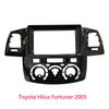 Автомобильная рама 9-дюймовый большой экран панель адаптер для Toyota Hilux Fortuner 2005-2014 2 Din приборная панель аудио монтажный комплект