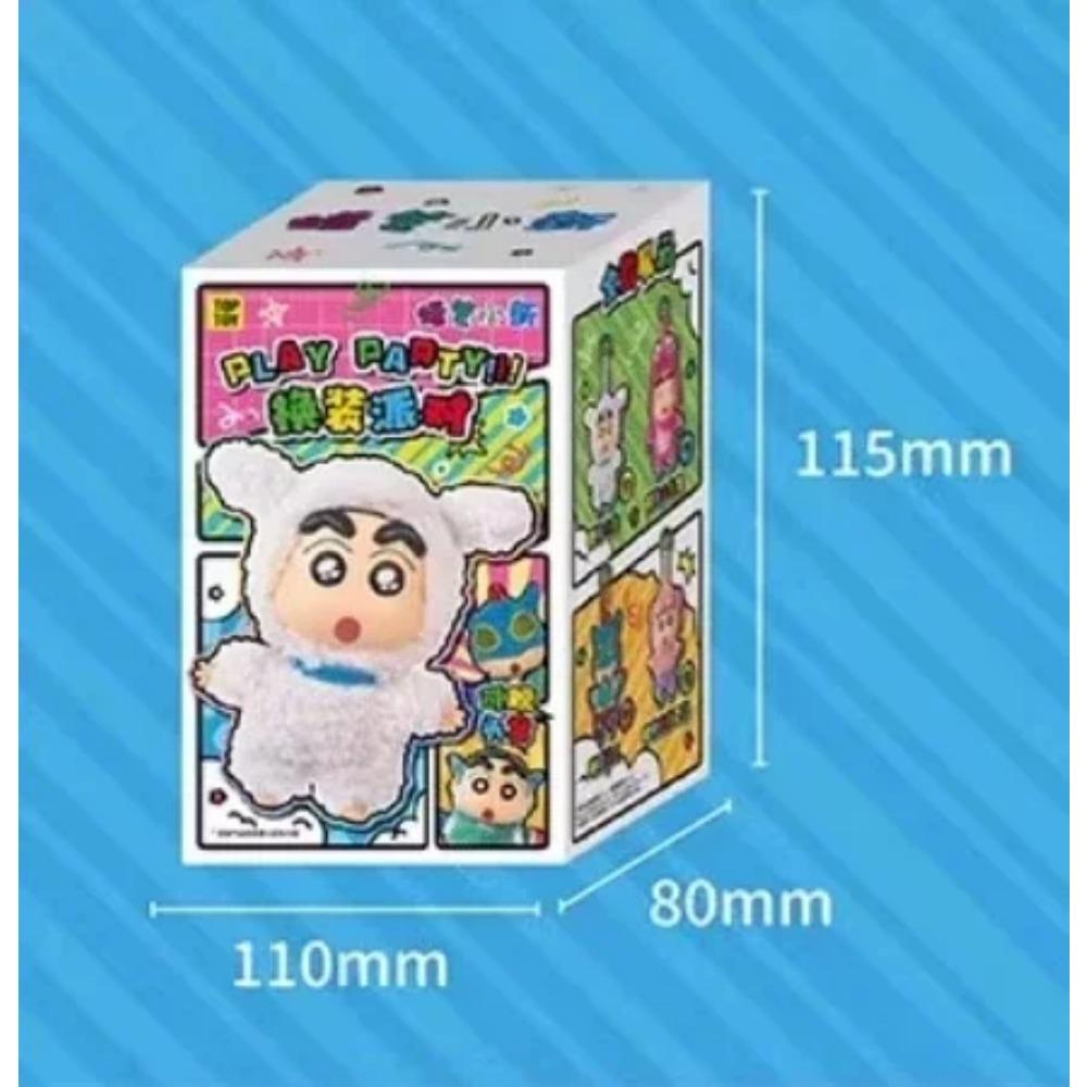 Toptoy CrayonShin-Chan Блайнд Бокс Серия Костюмированная Вечеринка Виниловая Кукла Аниме Фигурка Экшн Мистери Бокс Кавайная Коллекция Модель Игрушка Подарок