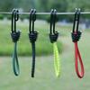10pcs Outdoor Tent Elastic Rope Cord Hook Portable String Carabiner Hooks Tent Fixing Cord Hook