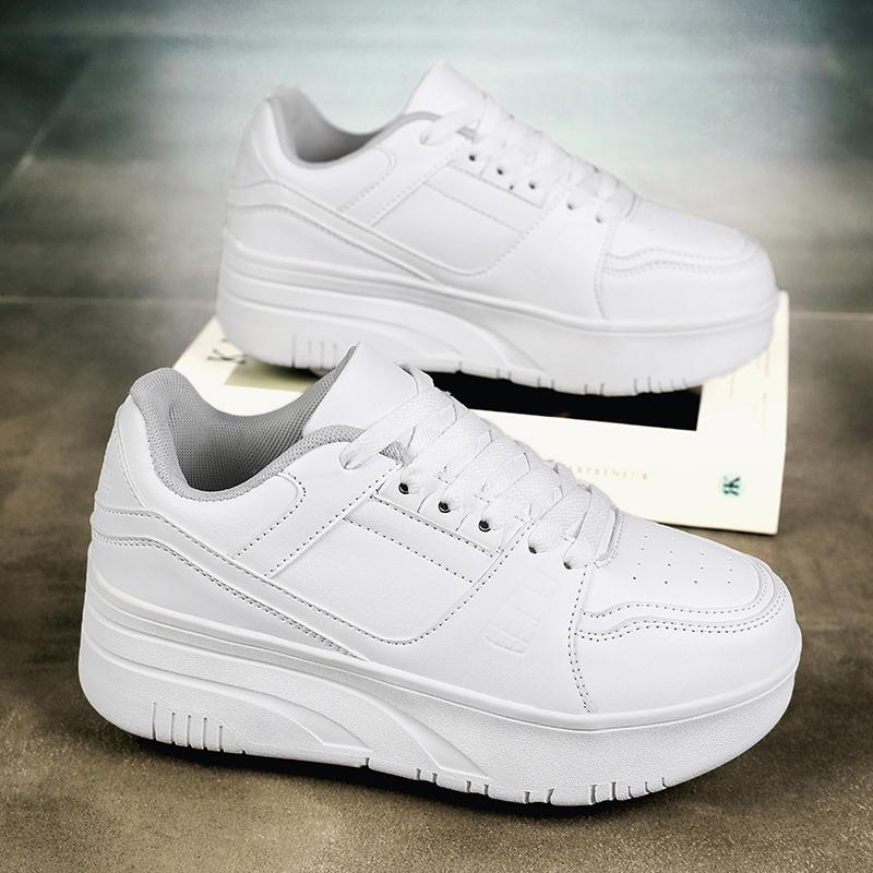 29-40 Детские четырехколесные разборные плоские туфли Runaway Shoes / Колесные скейт-кеды с колесами для женщин