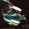 High Borosilicate Glass Water Pitcher with Bamboo Lid